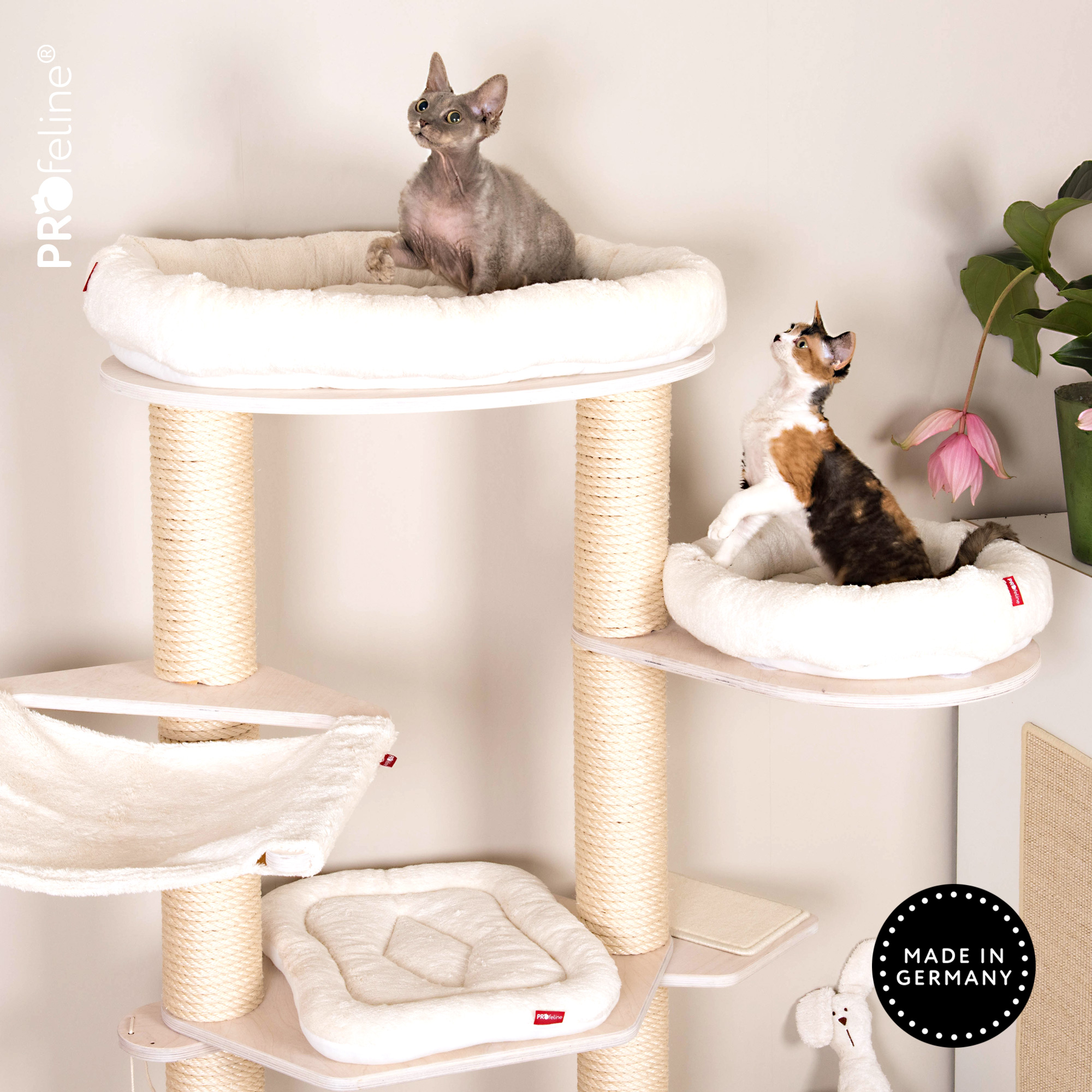 Kratzbaum-liegeebene-gross-waschbar Kratzbaum Katzenbetten waschbar