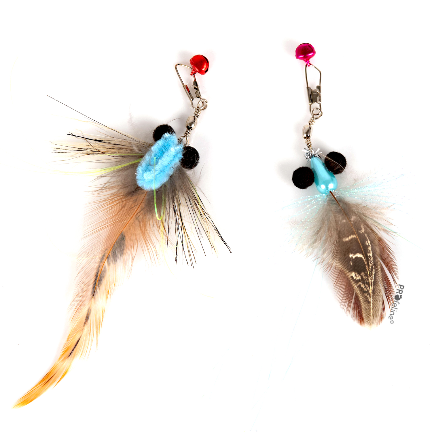 Glimmer Flies Anhänger Kazenshop Anhänger für Katzenangeln Schimmer