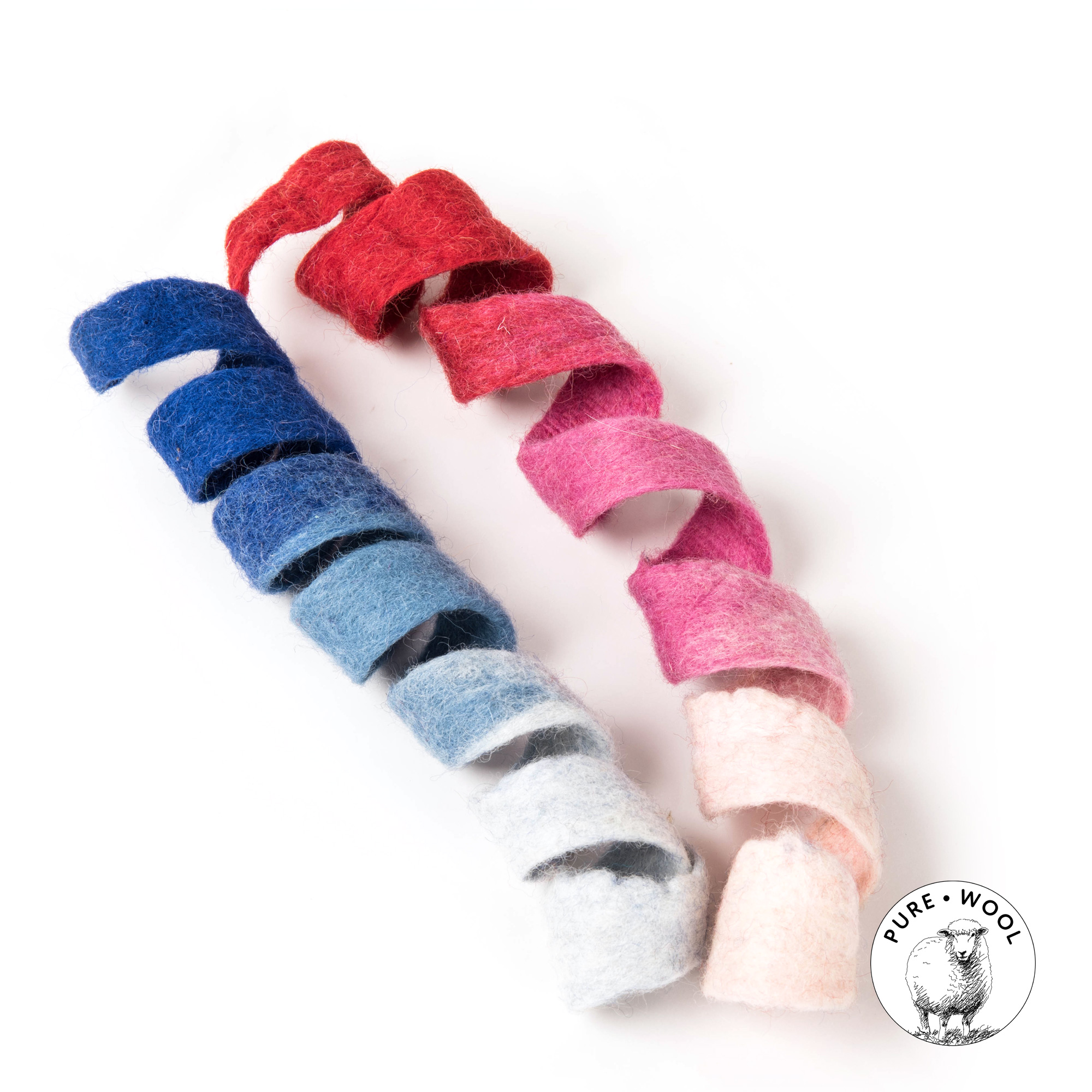 cat-toy-felted-curling Profeline - Felted Curling Blau