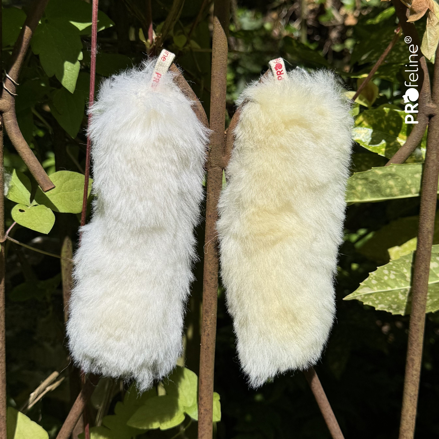 Merino Lammfell Anhänger für Katzenangeln