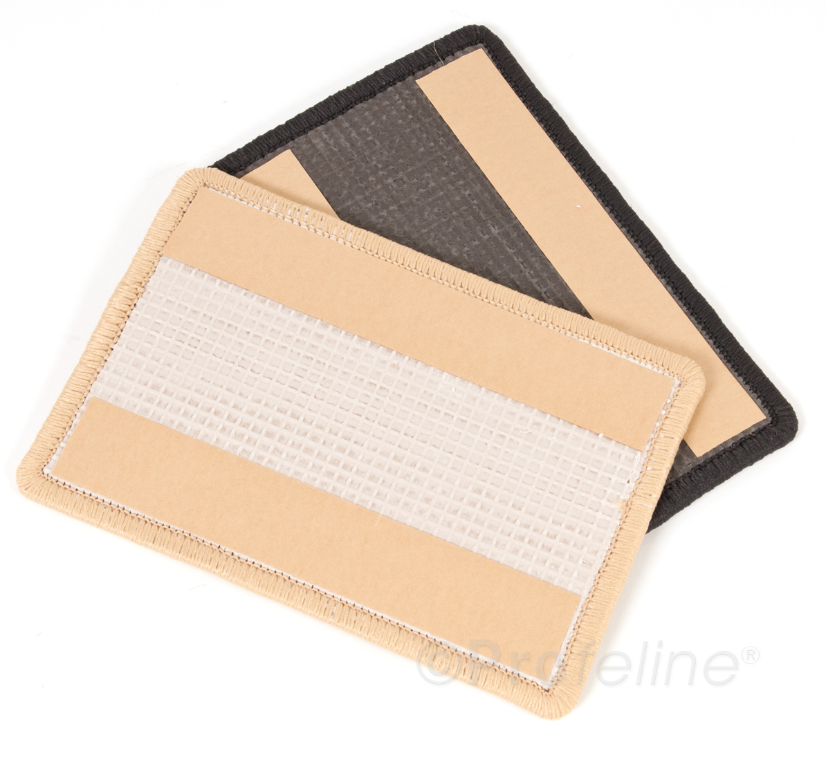 Sisalbezug für Treppenstufe 28 x 18 cm Creme Sisal Rückseite