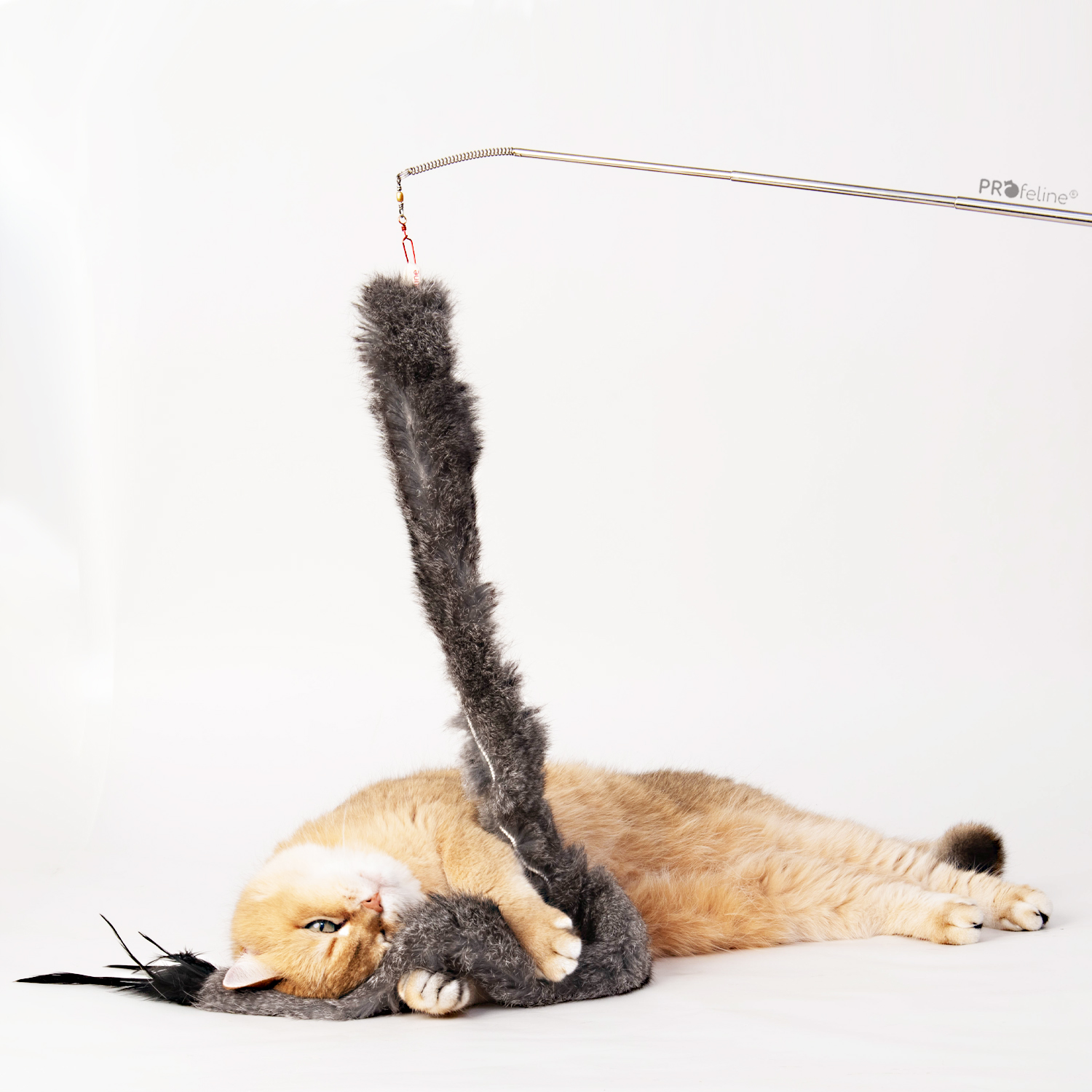 Savage Fur Snake Anhänger lange Kaninchen Fell Schlange Katzenshop Naturmaterialien