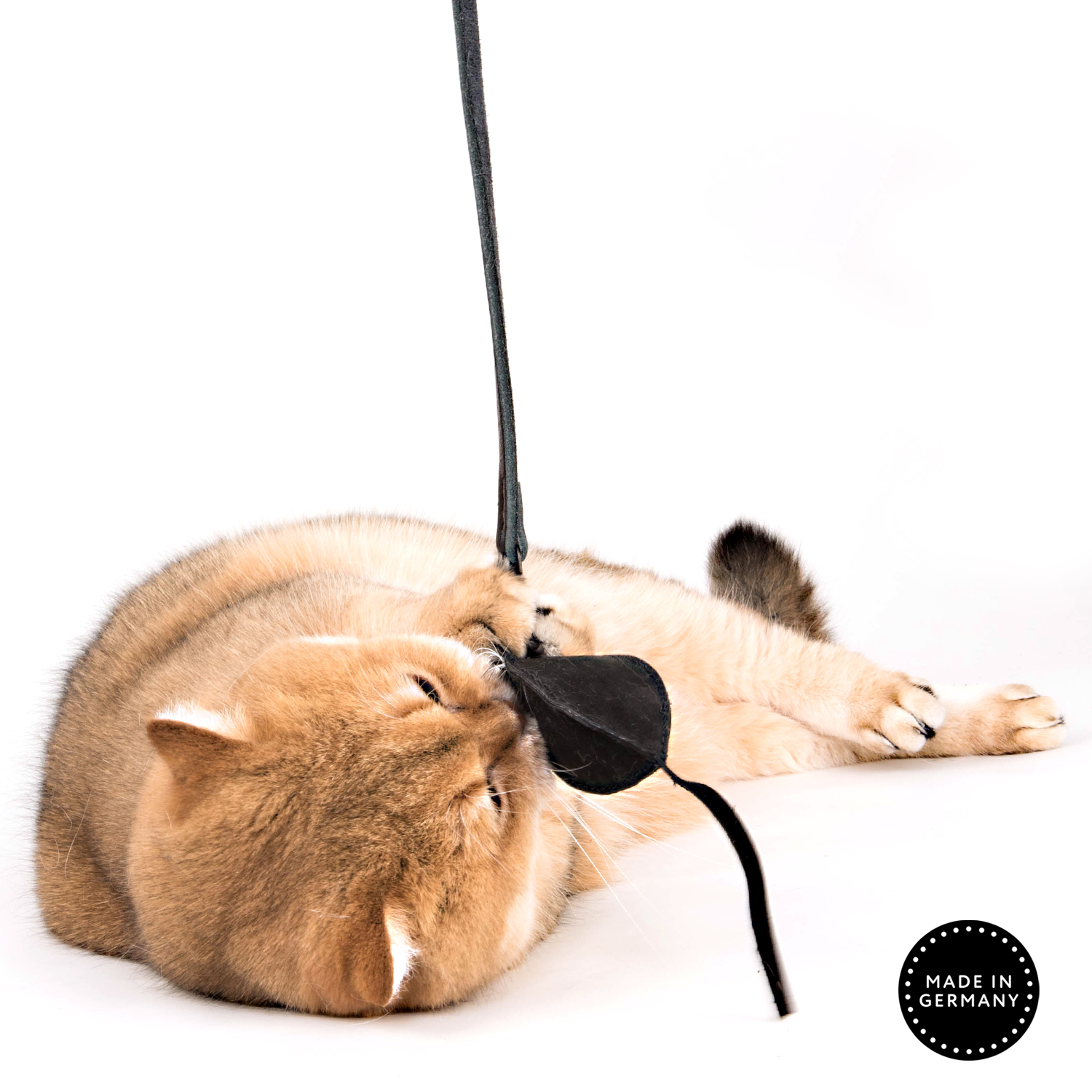 Leder Maus für Katzenangeln