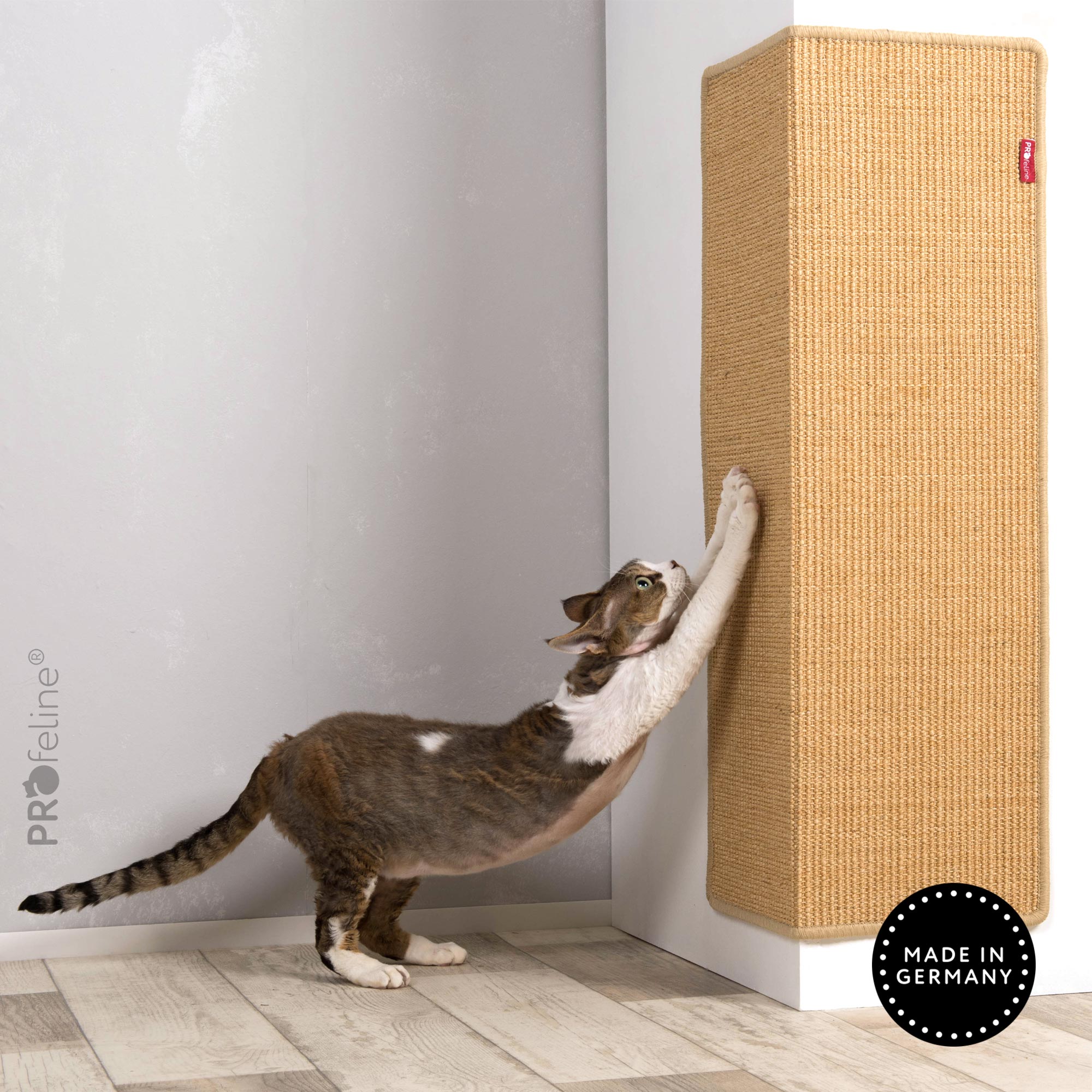 Eck-Kratzmatte XXL 75 x 23 cm Eck-Kratzmatte gross Farbe Sand